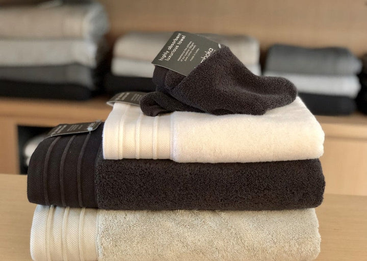 Bemboka Bath Towels Bemboka Pure Cotton Bath Towel - Jacquard Mocha Brand