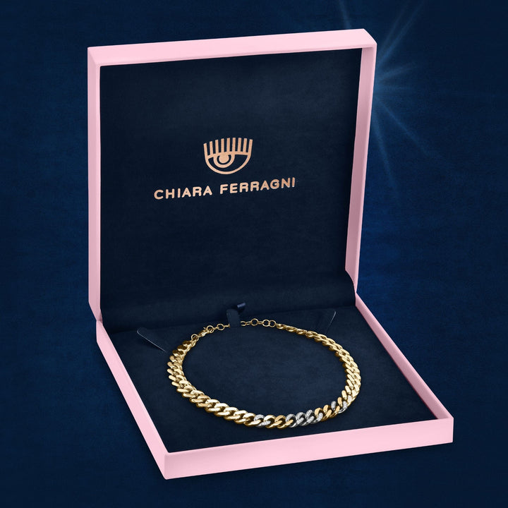 Chiara Ferragni Necklace Chiara Ferragni Chain Collection Gold Necklace Brand