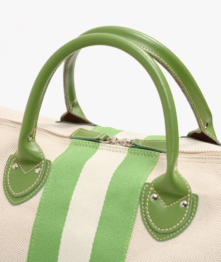 MyStyleBags Travel Bags My Style Bags Harvard Positano Duffel Travel Bag Green Stripes Brand