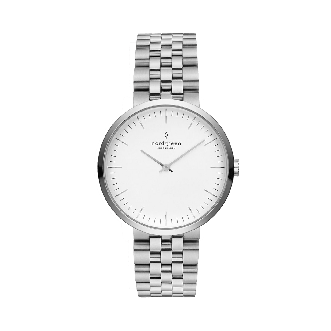 Nordgreen Watch Nordgreen Infinity 32mm Women's Silver Dress Watch Brand