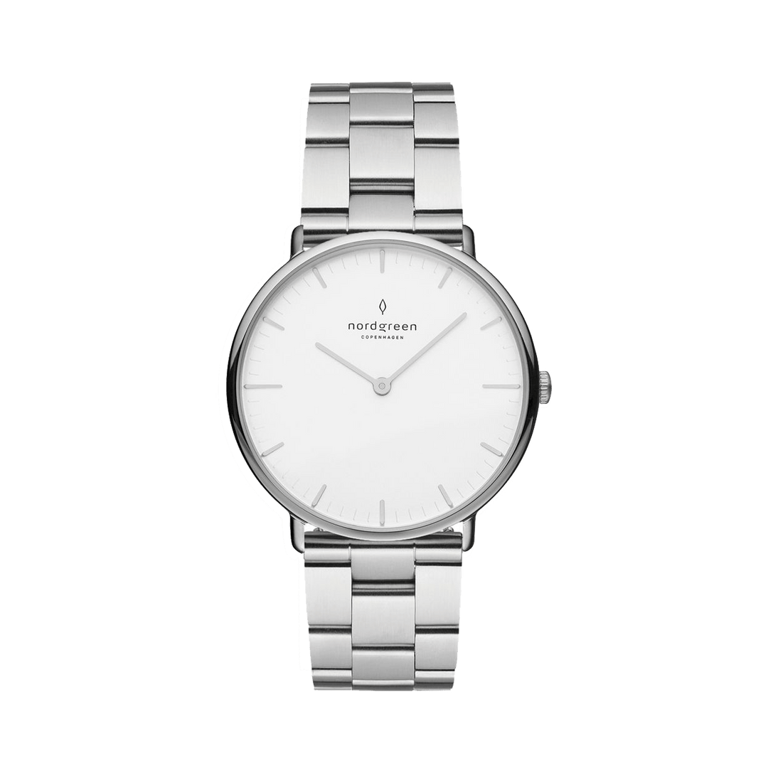 Nordgreen Watch Nordgreen Women's Native 32mm Silver Luxury Dress Watch Brand